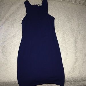 Deep blue dress